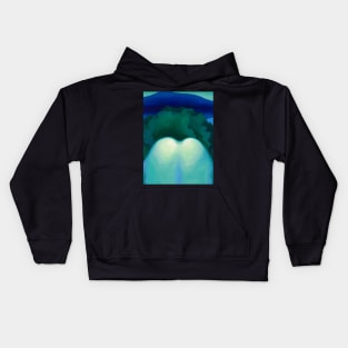 High Resolution Series 1 Number 10 by Georgia O'Keeffe Kids Hoodie